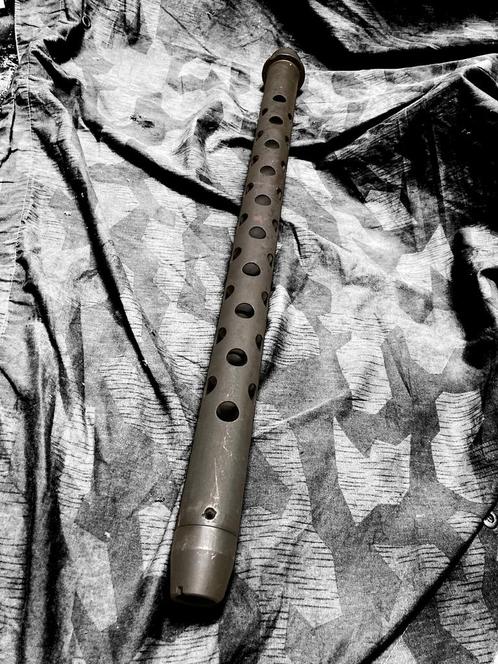 .50 cal browning koelmantel Cooling sleeve wo2, Verzamelen, Militaria | Tweede Wereldoorlog, Landmacht, Foto of Poster, Duitsland