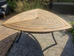 Hartman tuintafel teak hout 6 personen, Ophalen, Gebruikt, Rond, Teakhout