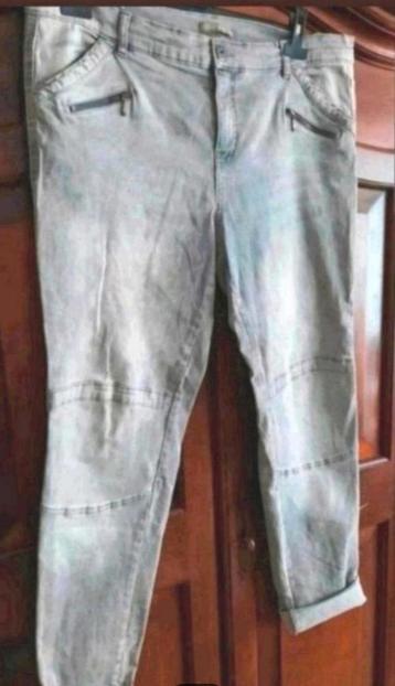 Dreamstar lichtgrijze stretch denim broek 46 beschikbaar voor biedingen