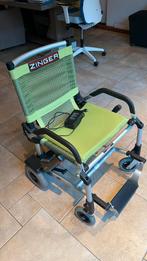Zinger, opvouwbare elektrische rolstoel ., Diversen, Rolstoelen, Gebruikt, Elektrische rolstoel, Inklapbaar, Ophalen