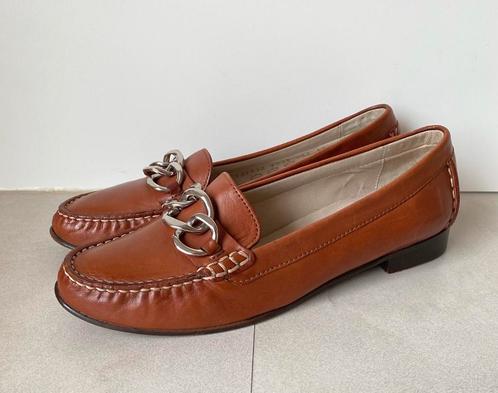 HŌGL MOCASSIN MT: 5,5 /38.5 F, Kleding | Dames, Schoenen, Zo goed als nieuw, Espadrilles of Moccasins, Bruin, Verzenden