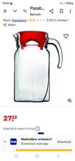 Pasabahce waterkan Luna 1.5 LT, Antiek en Kunst, Antiek | Glas en Kristal, Ophalen of Verzenden
