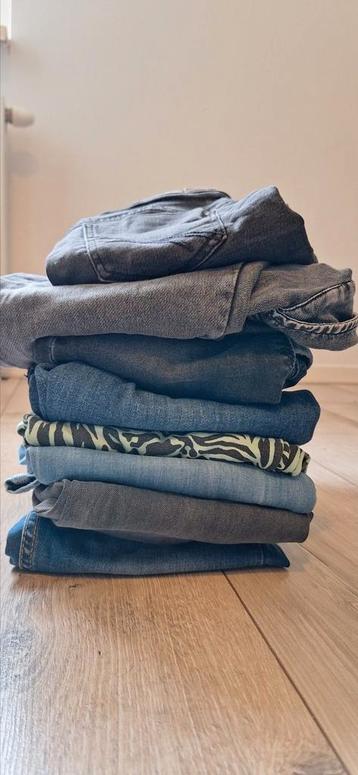 8x broekenpakket meisje merkkleding 128 134 140 beschikbaar voor biedingen