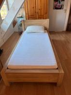 Te koop: Bed 200x80, Ophalen, Eenpersoons, Bruin, 80 cm