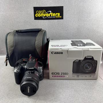 Canon EOS 250D Camera + EF-S 18-5 lens | Doos+bon | 385635 beschikbaar voor biedingen