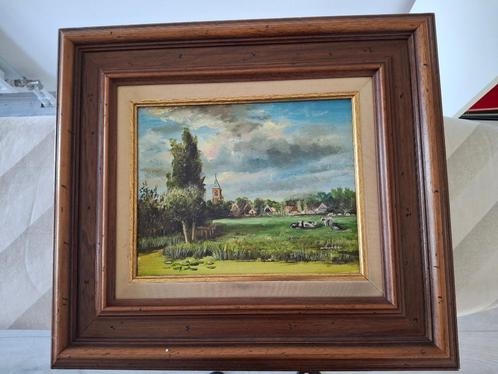 prachtig schilderij dordtse schilder Ad Bakker, Antiek en Kunst, Kunst | Schilderijen | Klassiek, Ophalen