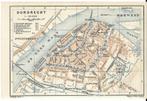 1914 - Dordrecht stadsplannetje, Nederland, Voor 1800, Ophalen of Verzenden, Zo goed als nieuw