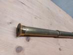 Antieke Messing Uitschuifkijker 83cm met Lensdop, Ophalen of Verzenden, Marine, Engeland, Overige typen