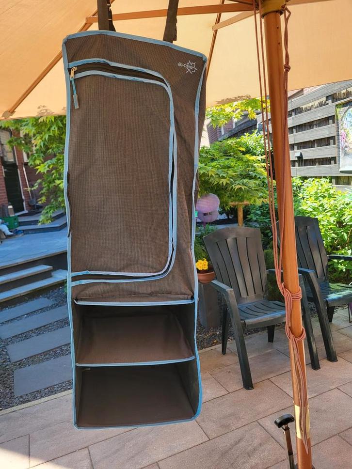 🎁Bo - camp Opberg Hangkast - Ideaal voor bij de camping, Caravans en Kamperen, Kampeeraccessoires, Gebruikt, Ophalen of Verzenden