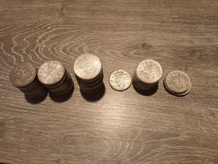 83 Zilveren 2,5 Gulden Munten - Juliana, Postzegels en Munten, Munten | Nederland, Losse munt, 2½ gulden, Koningin Juliana, Zilver