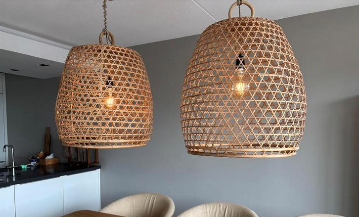 Hanenmand Lamp (80 hoog), Huis en Inrichting, Lampen | Hanglampen, Gebruikt, 75 cm of meer, Ophalen