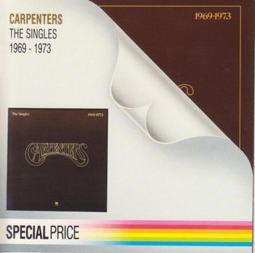 Carpenters – The Singles 1969-1973 cd soft pop rock, Cd's en Dvd's, Cd's | Pop, Zo goed als nieuw, 1960 tot 1980, Ophalen of Verzenden