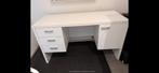 Gebruikte witte bureau 140breed 79hoog 58diep, Ophalen of Verzenden, Gebruikt, Bureau