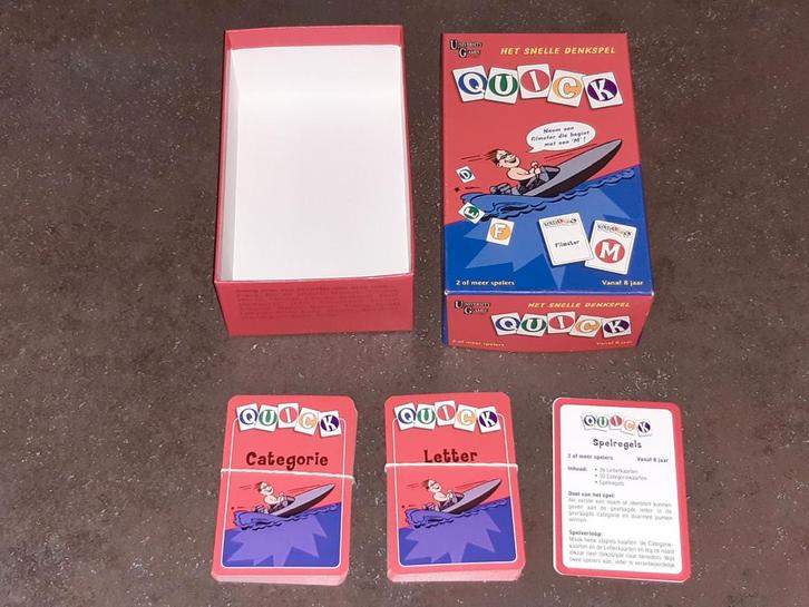 Quick nieuwstaat 2003, Hobby en Vrije tijd, Gezelschapsspellen | Kaartspellen, Zo goed als nieuw, Ophalen of Verzenden