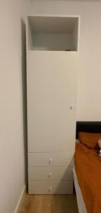 kasten, wit, Platsa Ikea. Twee hoge en 2 bovenkasten, Huis en Inrichting, Kasten | Kledingkasten, Ophalen, Gebruikt, 50 tot 100 cm