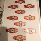 Vintage Sigarenbandjes Vlinders reeks zonder merk 584, Ophalen of Verzenden, Gebruikt