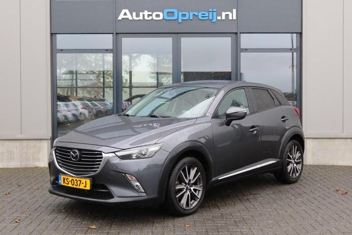 Mazda CX-3 2.0 SkyActive-G 120pk GT-M Leder, NAVI, Camera, H, Auto's, Mazda, Bedrijf, CX-3, ABS, Airbags, Bluetooth, Boordcomputer