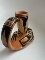 Hopi Indian Pottery kandelaar, Antiek en Kunst, Ophalen of Verzenden