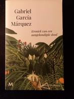 Gabriel García Márquez - Kroniek van een aangekondigde dood, Ophalen of Verzenden, Zo goed als nieuw, Nederland, Gabriel García Márquez