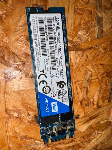 WD Blue 3D Nand 256GB SSD beschikbaar voor biedingen