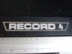 grote folie sticker record 4 logo record4 logo, Auto of Motor, Zo goed als nieuw, Verzenden