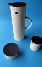 Stelton thermoskan compleet met melkkan en suikerpot, Huis en Inrichting, Keuken | Keukenbenodigdheden, Ophalen of Verzenden, Zo goed als nieuw