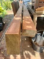 Meranti Balken 72x120mm - 2,44 mtr, Doe-het-zelf en Verbouw, Ophalen, Gebruikt, 200 tot 250 cm, 50 mm of meer