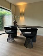 Warren Platner chair, Huis en Inrichting, Ophalen of Verzenden, Gebruikt, Zwart, Drie