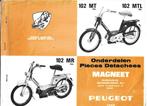 Peugeot 102 onderdelenlijst bromfiets (6173z), Fietsen en Brommers, Verzenden, Zo goed als nieuw