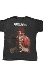 Tupac Shakur “Poetic Justice” Licensed T-Shirt Vintage  M, Kleding | Heren, Maat 48/50 (M), Zwart, Ophalen of Verzenden, Bandshirt