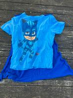 PJ masks t-shirt met cape, Ophalen of Verzenden, Zo goed als nieuw, Jongen of Meisje, Shirt of Longsleeve