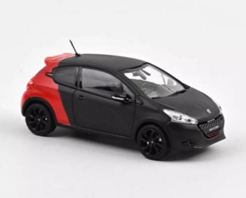 Peugeot 208 GTi 30TH '14 Zwart / rood 1:43 NOREV ref: 472821, Hobby en Vrije tijd, Modelauto's | 1:43, Nieuw, Auto, Norev, Verzenden