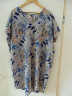 Zomerjurk/tuniek, mouwloos, print tropische planten & vogels, Ophalen of Verzenden, Zo goed als nieuw, Maat 46/48 (XL) of groter