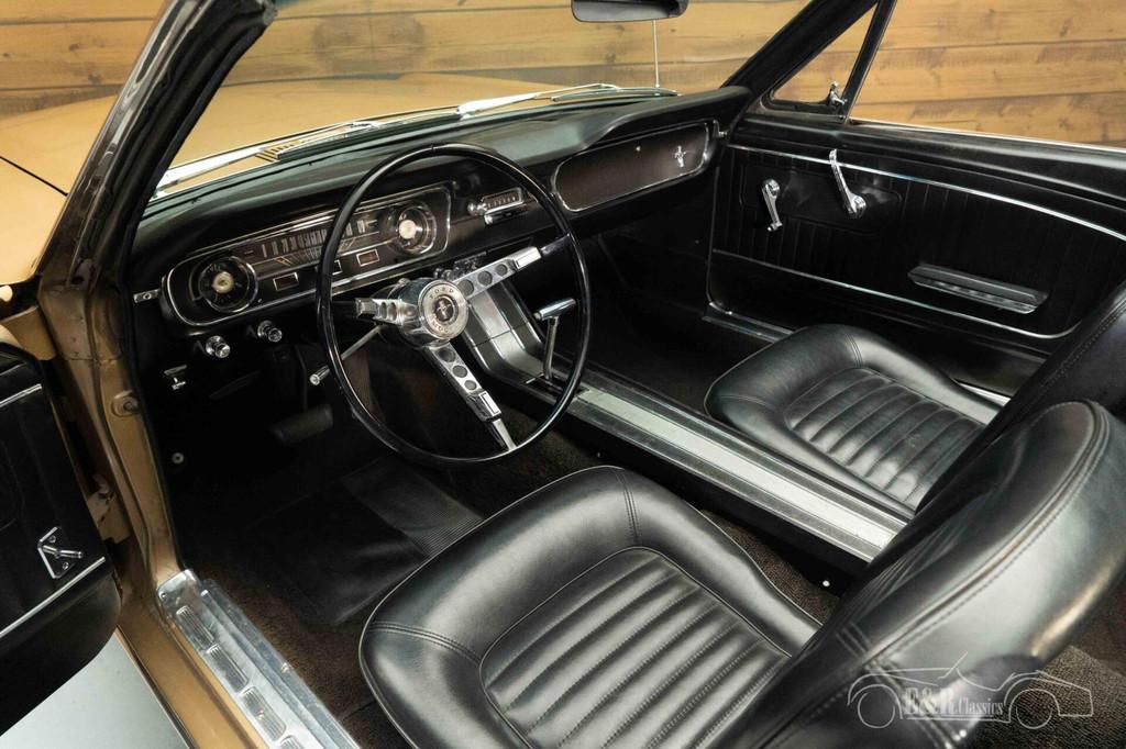 Ford Mustang Cabrio | Gerestaureerd | Prairie Bronze | 1965, Auto's, Automaat, Achterwielaandrijving, Open dak, 4 stoelen