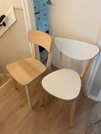 4 stoelen, Huis en Inrichting, Stoelen, Ophalen, Zo goed als nieuw, Wit, Vier