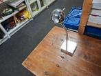 rvs wand lamp /tafelwandlamp met led, Ophalen of Verzenden, Gebruikt, Metaal