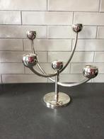 Spoetnik 5-armige kaarsenhouder van De Bijenkorf, 1980, Overige materialen, 25 tot 50 cm, Wit, Ophalen of Verzenden