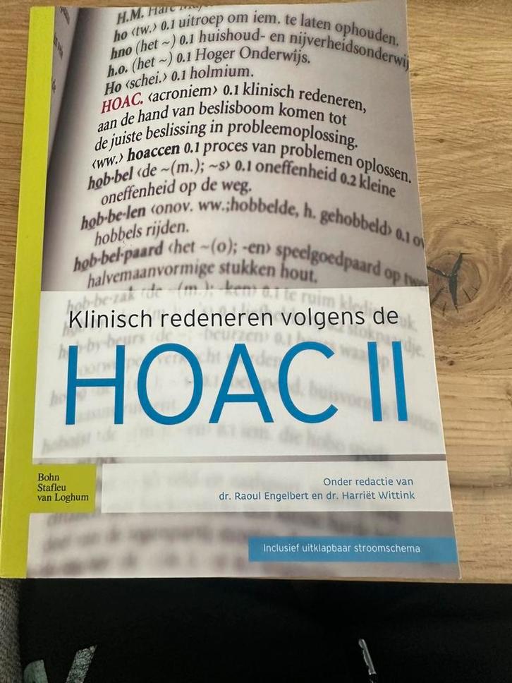 Harriët Wittink - Klinisch redeneren volgens de HOAC II, Boeken, Wetenschap, Zo goed als nieuw, Ophalen of Verzenden