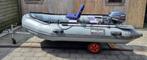 Rubberboot+8pk Yamaha Four Stroke, Minder dan 70 pk, Benzine, Gebruikt, Aluminium