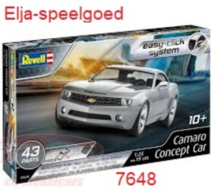 Revell 1:25 CAMARO concept Car 7648 modelbouw auto, Hobby en Vrije tijd, Modelbouw | Auto's en Voertuigen, Nieuw, Auto, Groter dan 1:32