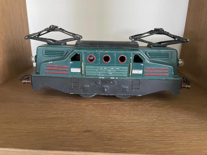Modelspoor trein oud gietijzer merk onbekend, Hobby en Vrije tijd, Modeltreinen | H0, Gebruikt, Locomotief, Gelijkstroom of Wisselstroom