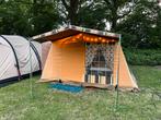 Vintage Trigano 4-persoons tent met luifel, Ophalen, Gebruikt, Tot en met 4