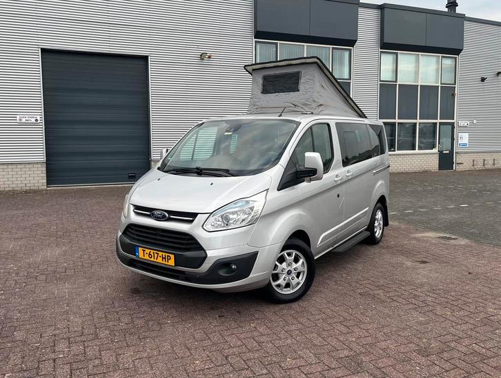 Ford Transit Custom Tourneo 2,2 Camper 8 Zits, Caravans en Kamperen, Campers, Particulier, tot en met 2, Buscamper of Camperbus