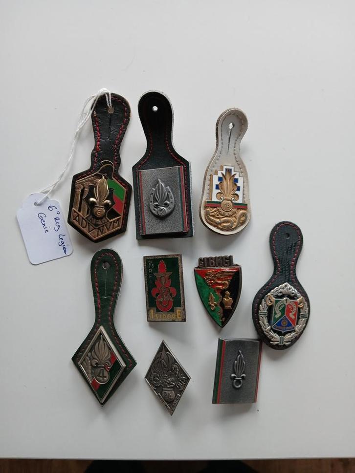 Vreemdelingenlegioen Borstzakhangers, Verzamelen, Militaria | Algemeen, Overige soorten, Embleem of Badge, Overige gebieden, Ophalen of Verzenden