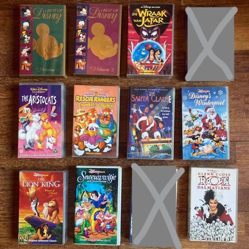 10x VHS Video banden Walt Disney € 2,- per stuk, Antiek en Kunst, Curiosa en Brocante, Ophalen of Verzenden