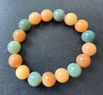Stenen kralen armband met stretchband., Sieraden, Tassen en Uiterlijk, Armbanden, Ophalen of Verzenden, Nieuw, Overige kleuren
