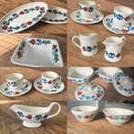 Boerenbont Servies, zie fotos, Gebruikt, Ophalen of Verzenden, Kop(pen) en/of Schotel(s), Aardewerk