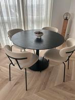 FONQ ronde eettafel zwart, Ophalen, Rond, Zo goed als nieuw, Vier personen