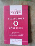 Bloedgroep dieet zakboekje bloedgroep O, Boeken, Ophalen of Verzenden, Zo goed als nieuw, Dieet en Voeding