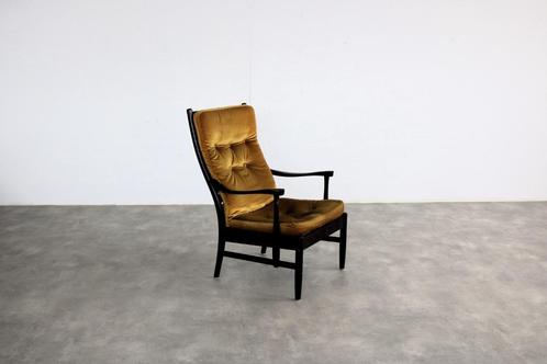 vintage fauteuil | easy chair | jaren 60 | Parker Knoll, Huis en Inrichting, Fauteuils, Gebruikt, Hout, Stof, Ophalen of Verzenden